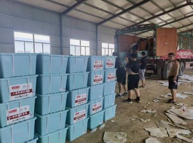 益知公益团队赴河北涿州受灾地区，参与物资保障分配工作